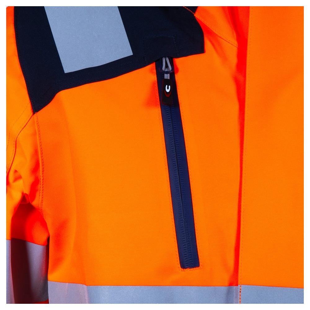 giacca cofra yatova v635 arancio fluo/navy 44