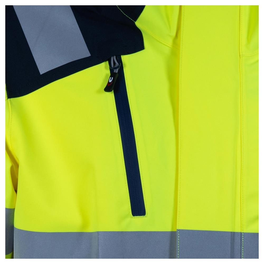 giacca cofra yatova v635 giallo fluo/navy 44