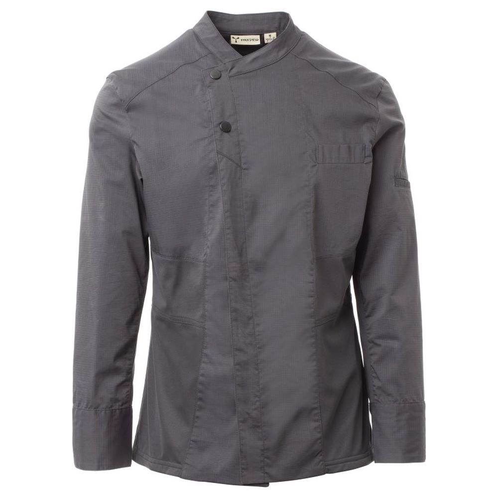 giacca da cuoco payper couture mesh grigio ferro xs
