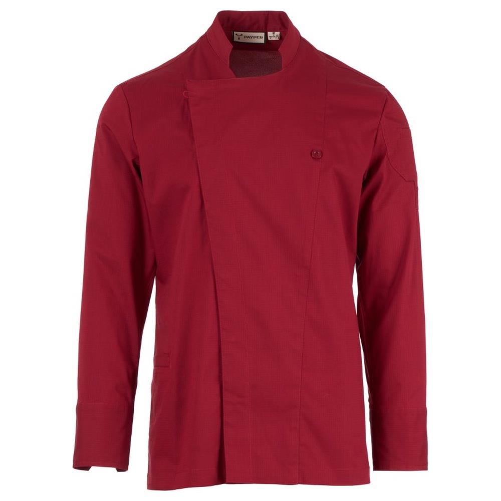 giacca da cuoco payper starred mesh bordeaux xs