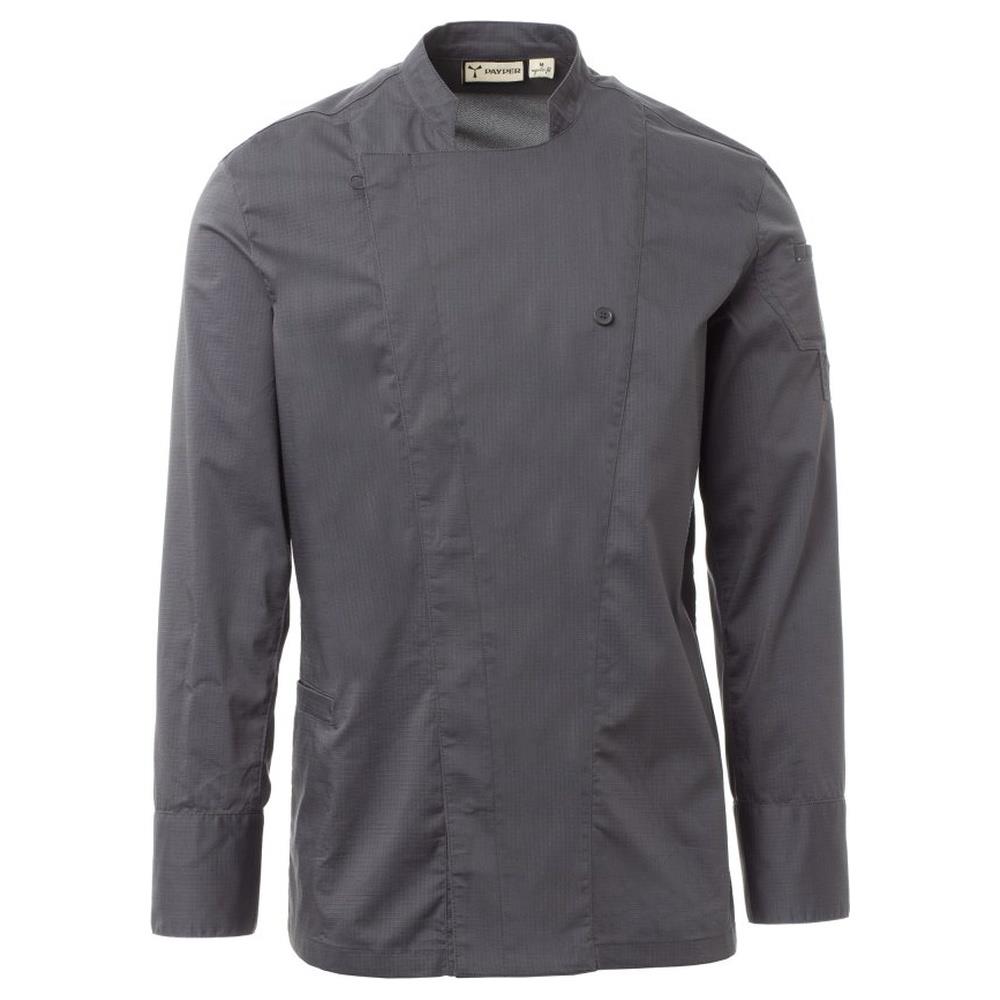 giacca da cuoco payper starred mesh grigio ferro xs
