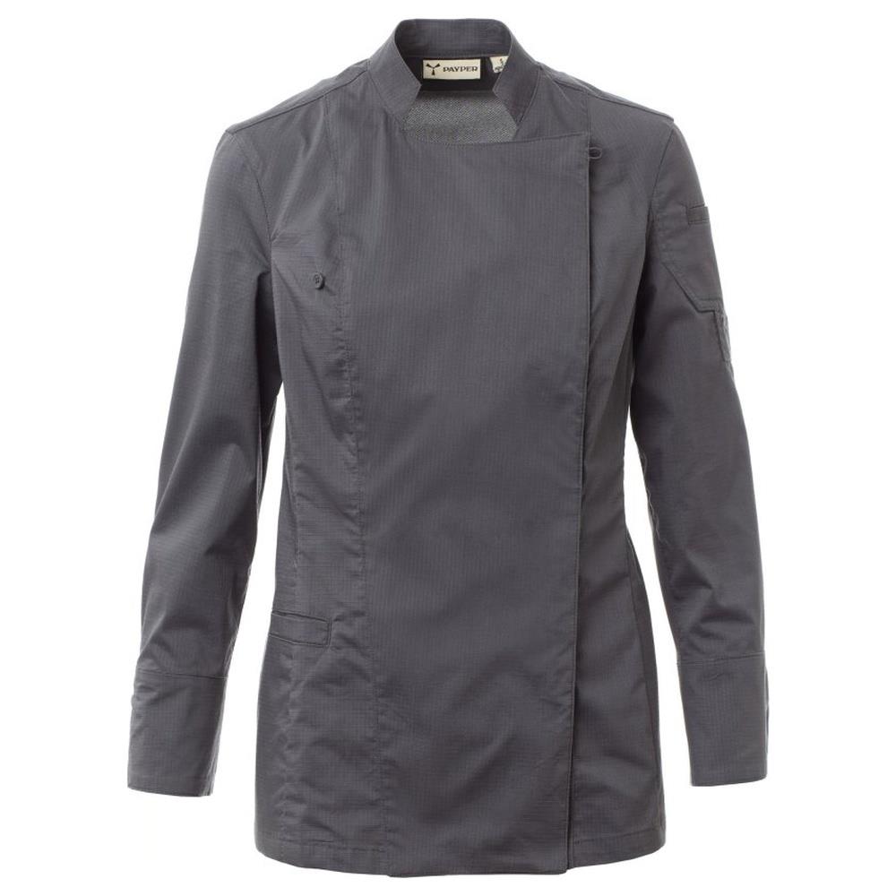 giacca da cuoco payper starred mesh lady grigio ferro xs