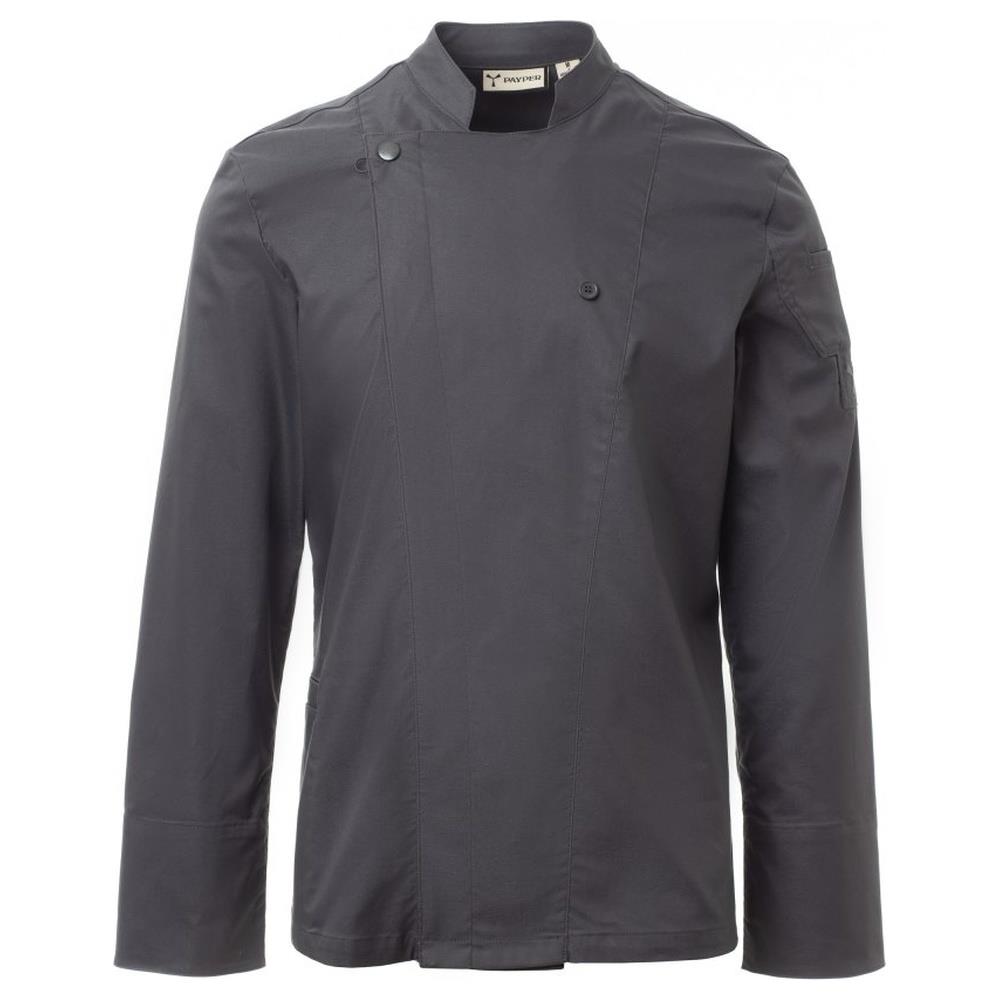 giacca da cuoco payper starred plus grigio ferro s