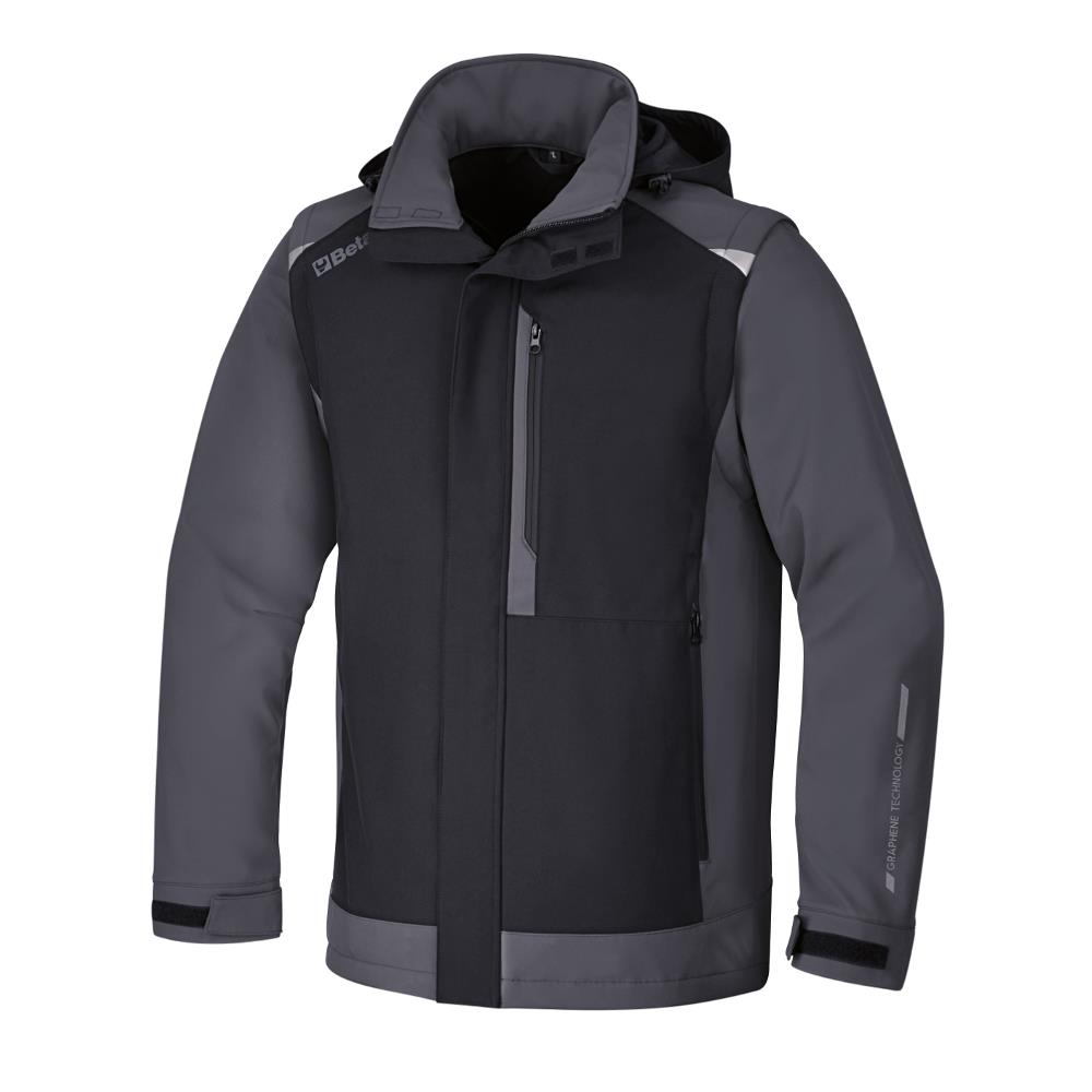 giacca da lavoro softshell in graphene beta 7648gg xs