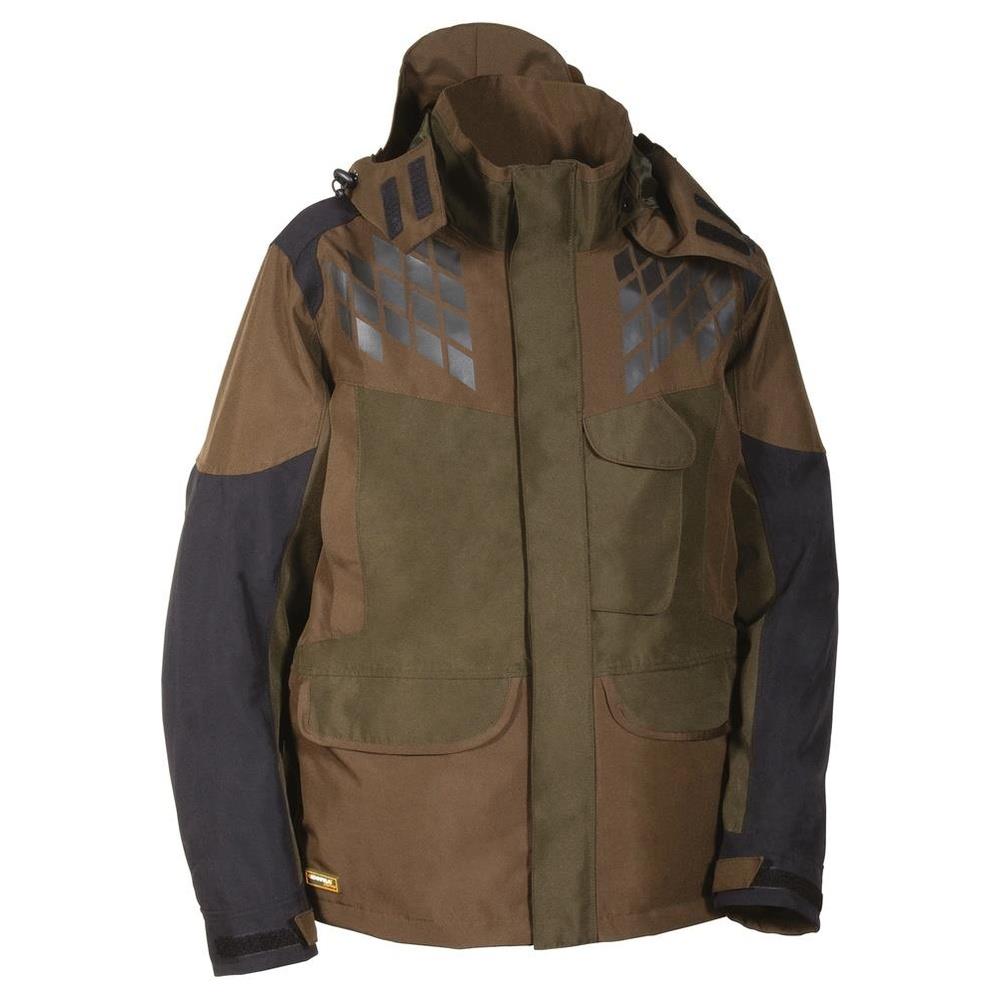 giacca impermeabile cofra renk v551-0 fango/marrone 50