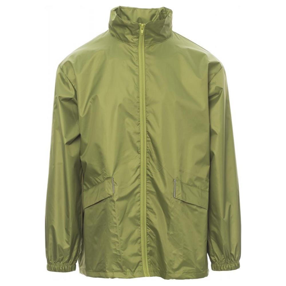 giacca impremeabile multistagione payper wind verde acido s