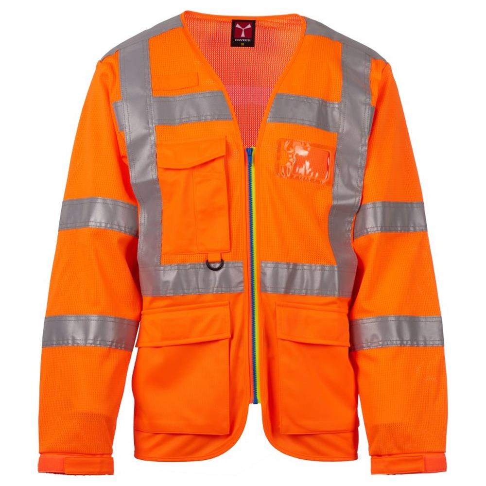 giacca leggera payper long exo mesh arancione fluo xs