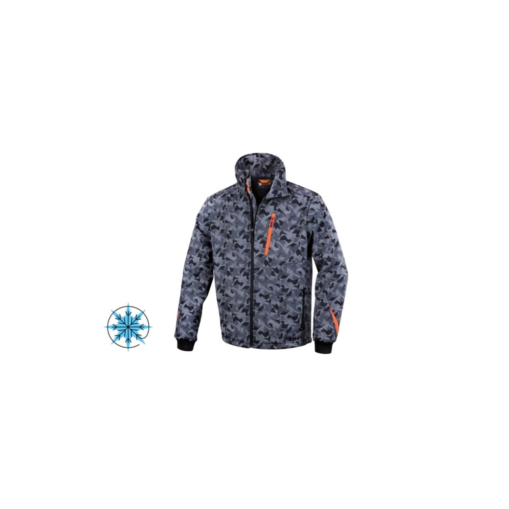 giacca softshell - camouflage grigio beta 7658cm