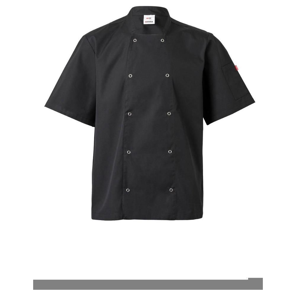 giacca velilla da chef con automatici maniche cod 405205 nero 44