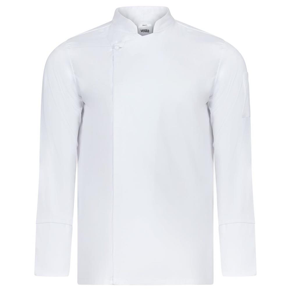 giacca velilla da chef con zip cod 405202tc bianco 46