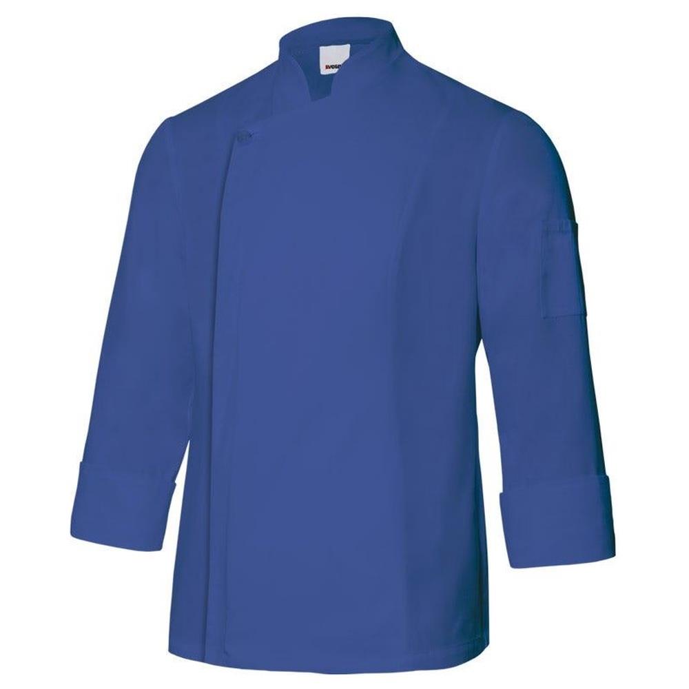 giacca velilla da chef con zip cod 405202tc blu oltremare 48