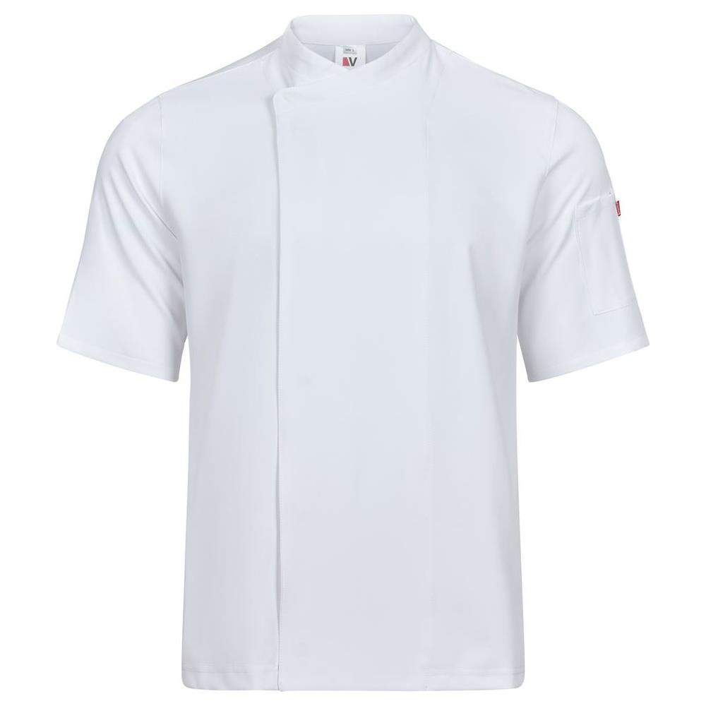 giacca velilla da chef in microfibra con tess cod 405209 bianco xs