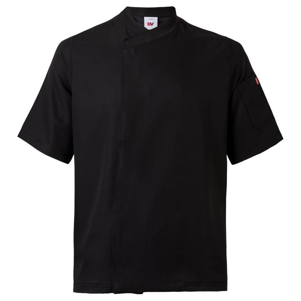 giacca velilla da chef in microfibra con tess cod 405209 nero xs