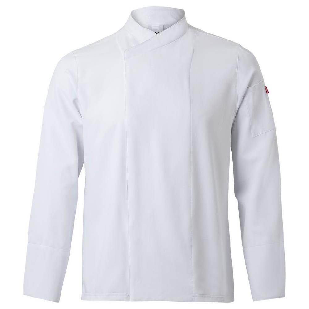 giacca velilla da chef in microfibra con tess cod 405210 bianco xs