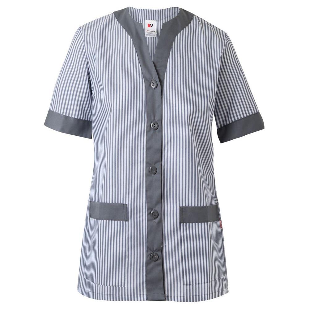giacca velilla gessata maniche corta donna cod 579 grigio xs