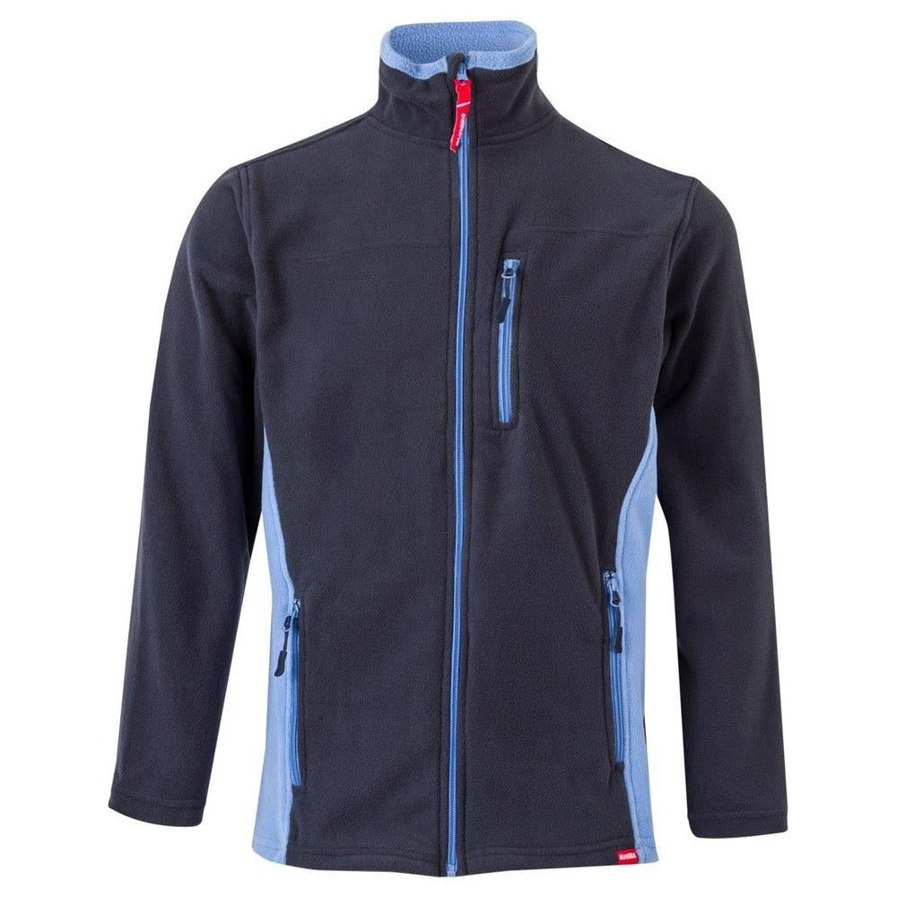 giacca velilla in pile total match cod 201504 navy/celeste xs
