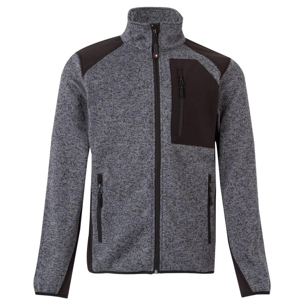 giacca velilla in tessuto felpato cod 206008 grigio/nero xs