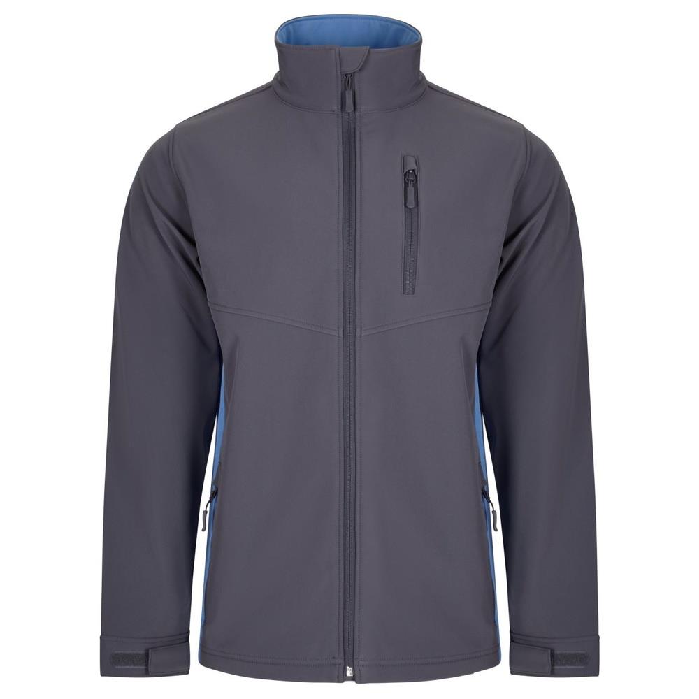 giacca velilla softshell total match cod 106004 grigio/celeste xs