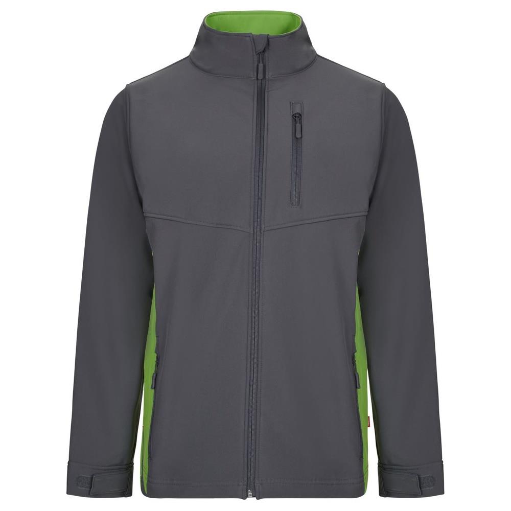 giacca velilla softshell total match cod 106004 grigio/chartreuse xs