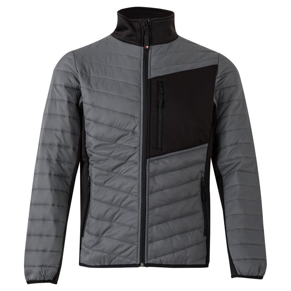 giacca velilla trapuntata leggera cod 206009 grigio/nero xs
