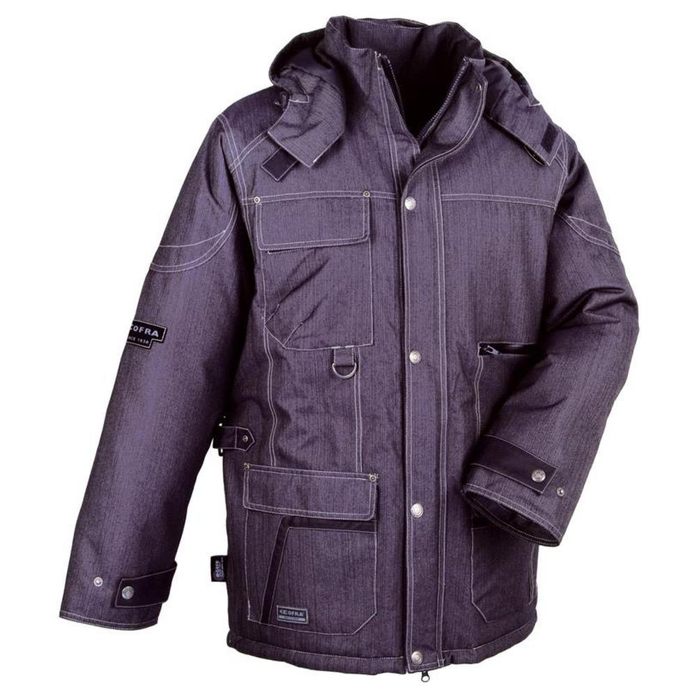 giaccone da lavoro imbottito cofra courmayeur v193-0 navy 52
