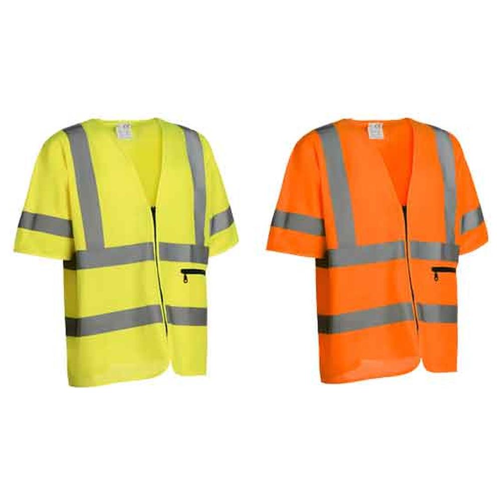gilet alta visibilita' con mezza manica