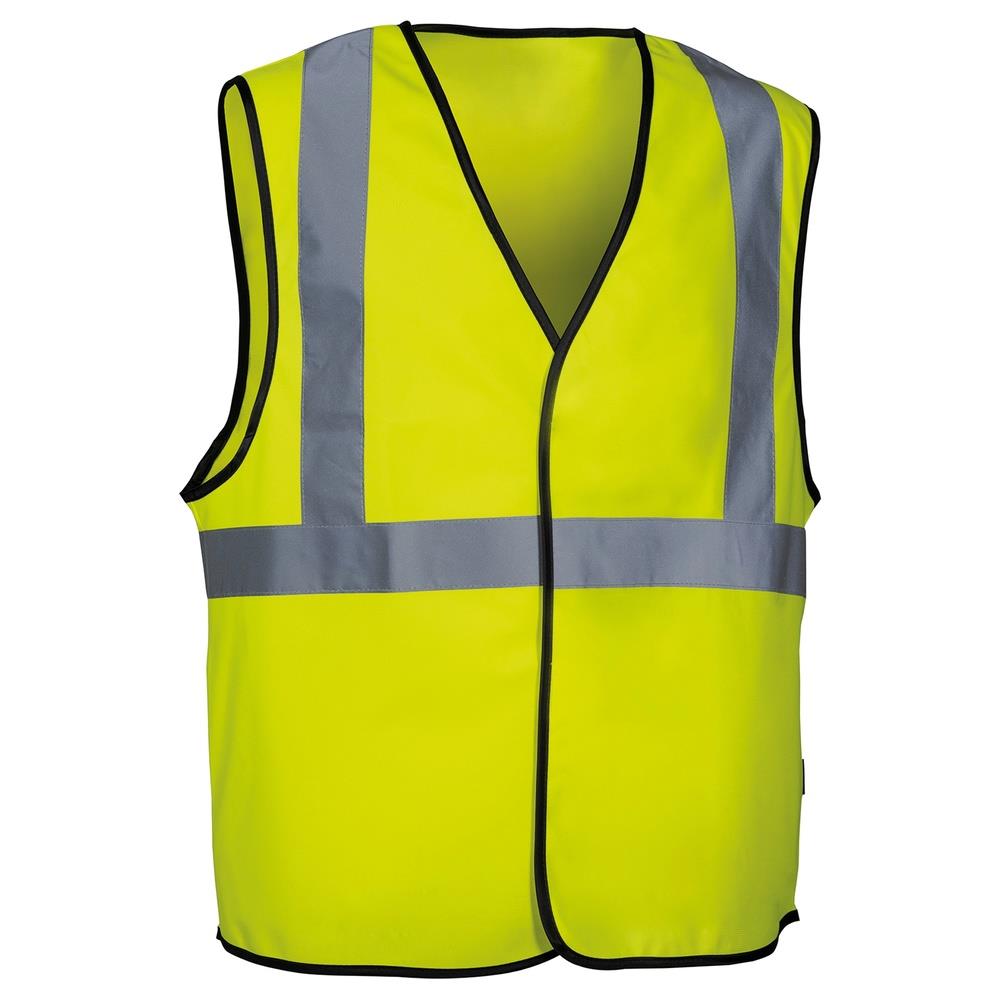 gilet cofra beaming v297 giallo fluo s
