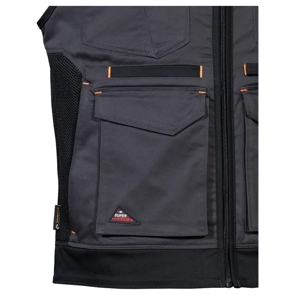 gilet cofra kunir v616 antracite/nero 44