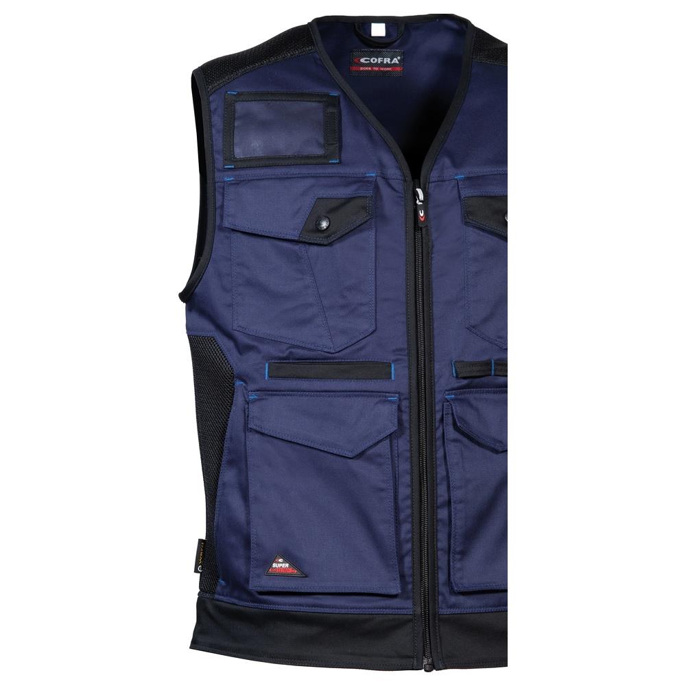 gilet cofra kunir v616 navy/nero 44