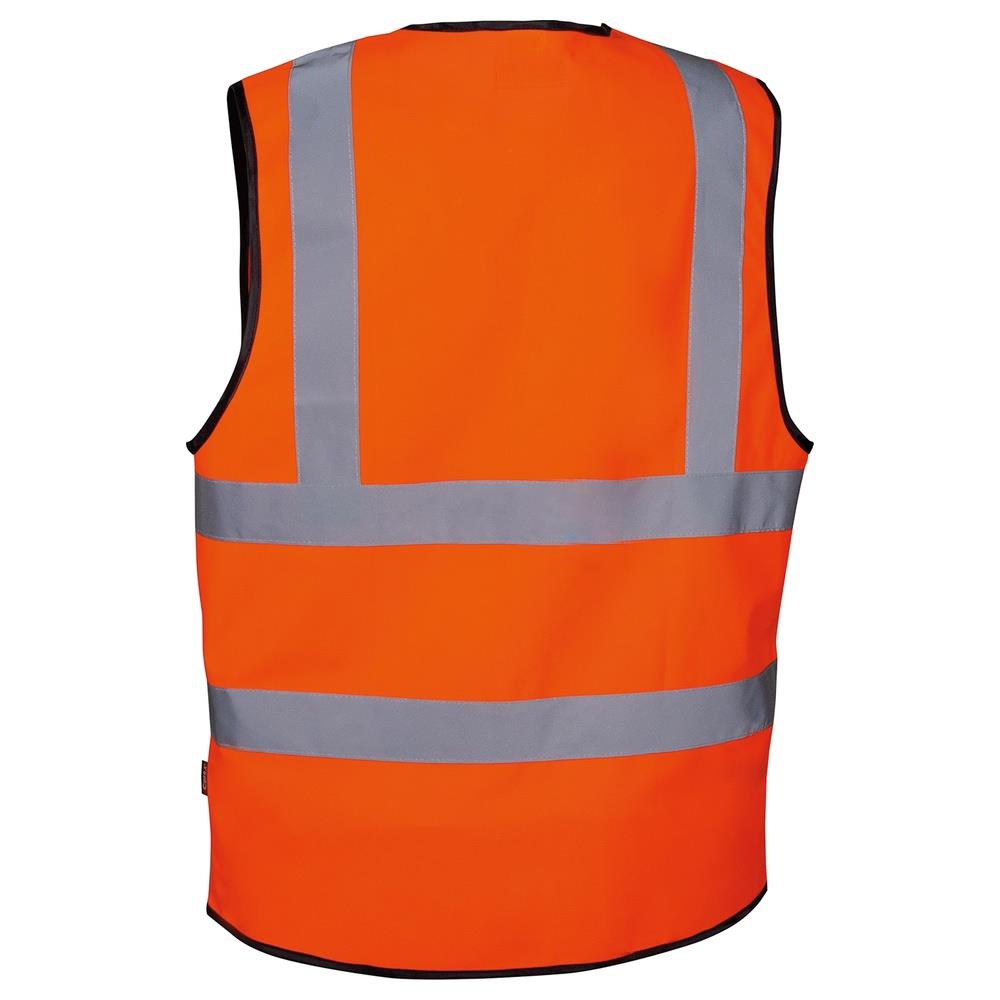 gilet cofra new driver v073 arancio flu s