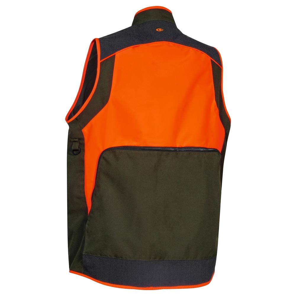 gilet cofra wulfen v324 fango/nero/arancio s