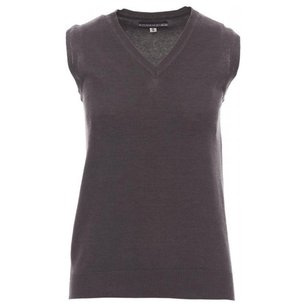 gilet con collo a v payper desk lady melange