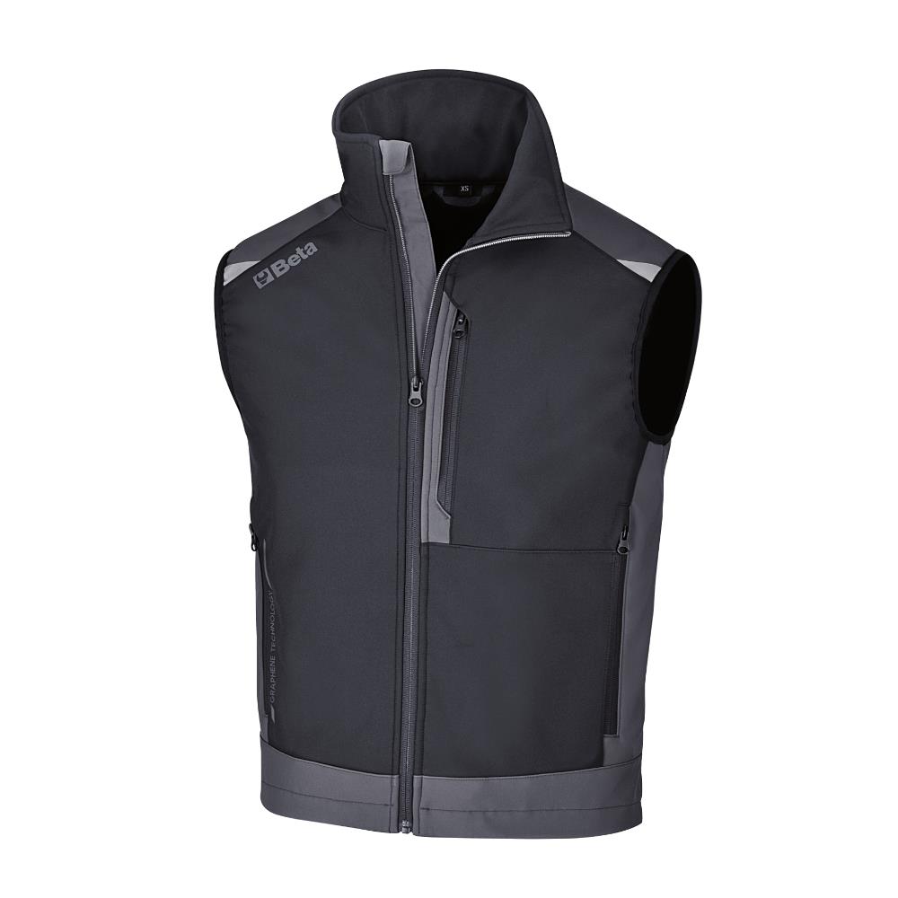 gilet da lavoro softshell in graphene beta 7647gg xs