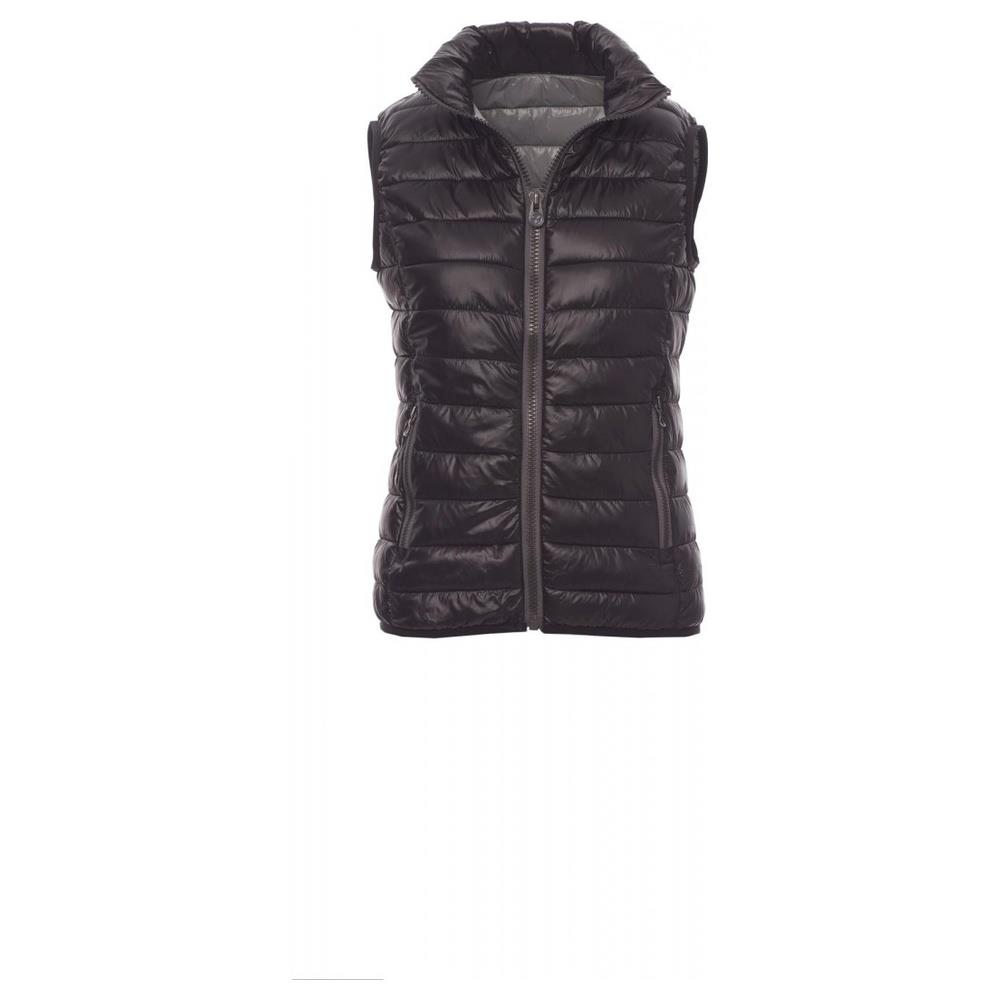 gilet imbottito payper casual lady nero/grigio s