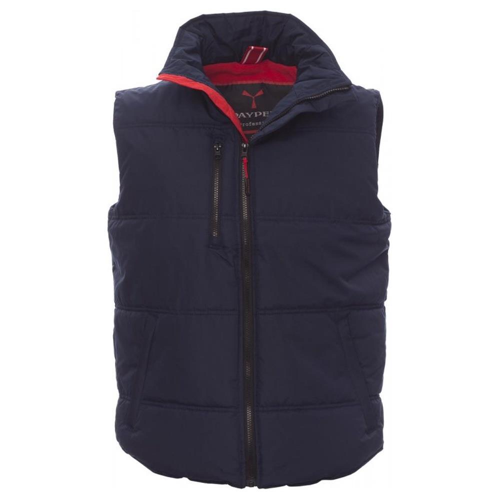 gilet imbottito payper daytona navy dress blue/rosso xxs