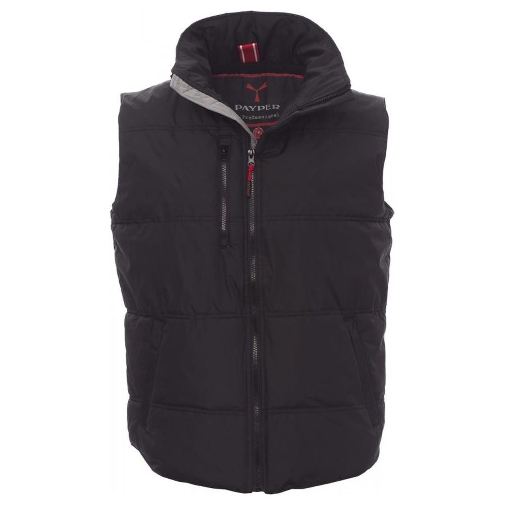 gilet imbottito payper daytona nero/steel grey xxs