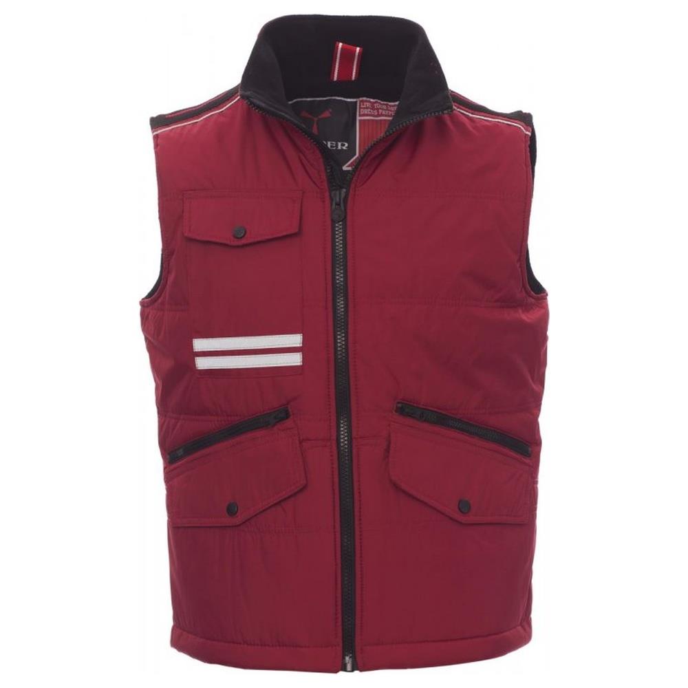 gilet imbottito payper mig 2.0 bordeaux/nero s