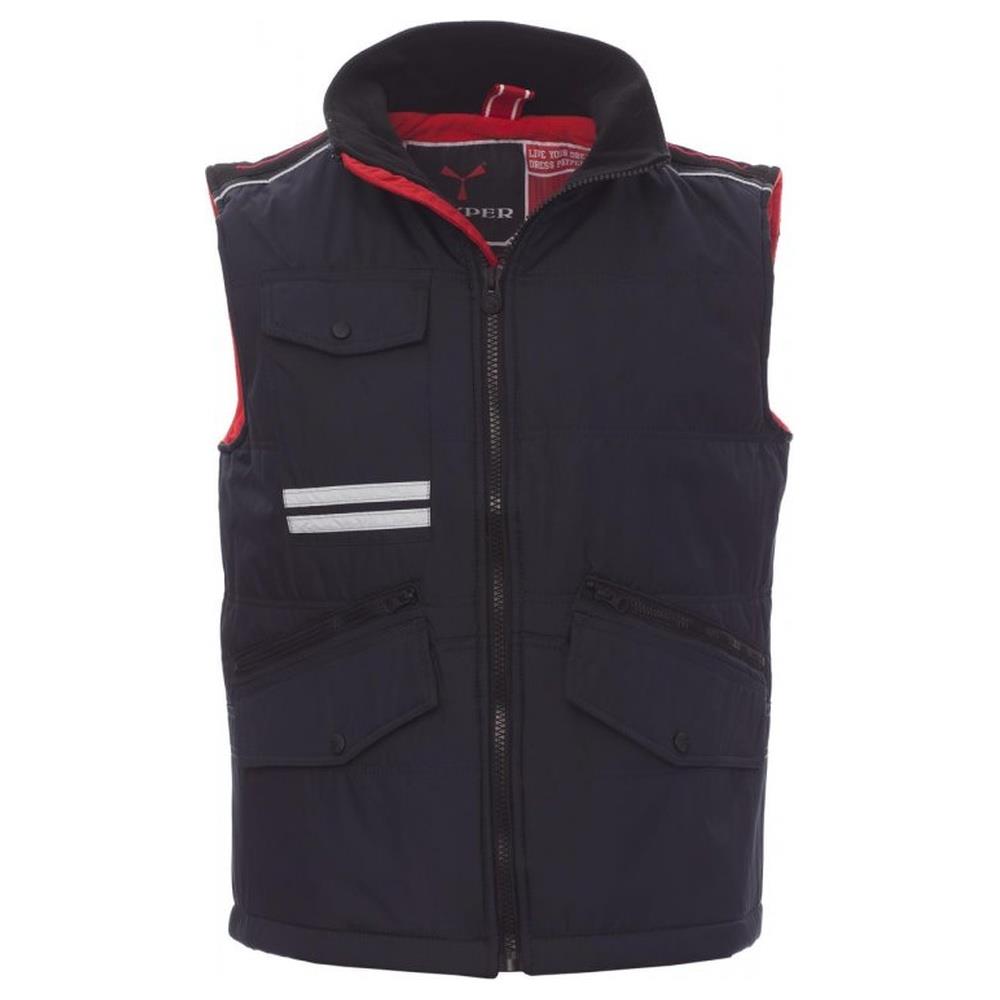 gilet imbottito payper mig 2.0 navy/rosso s