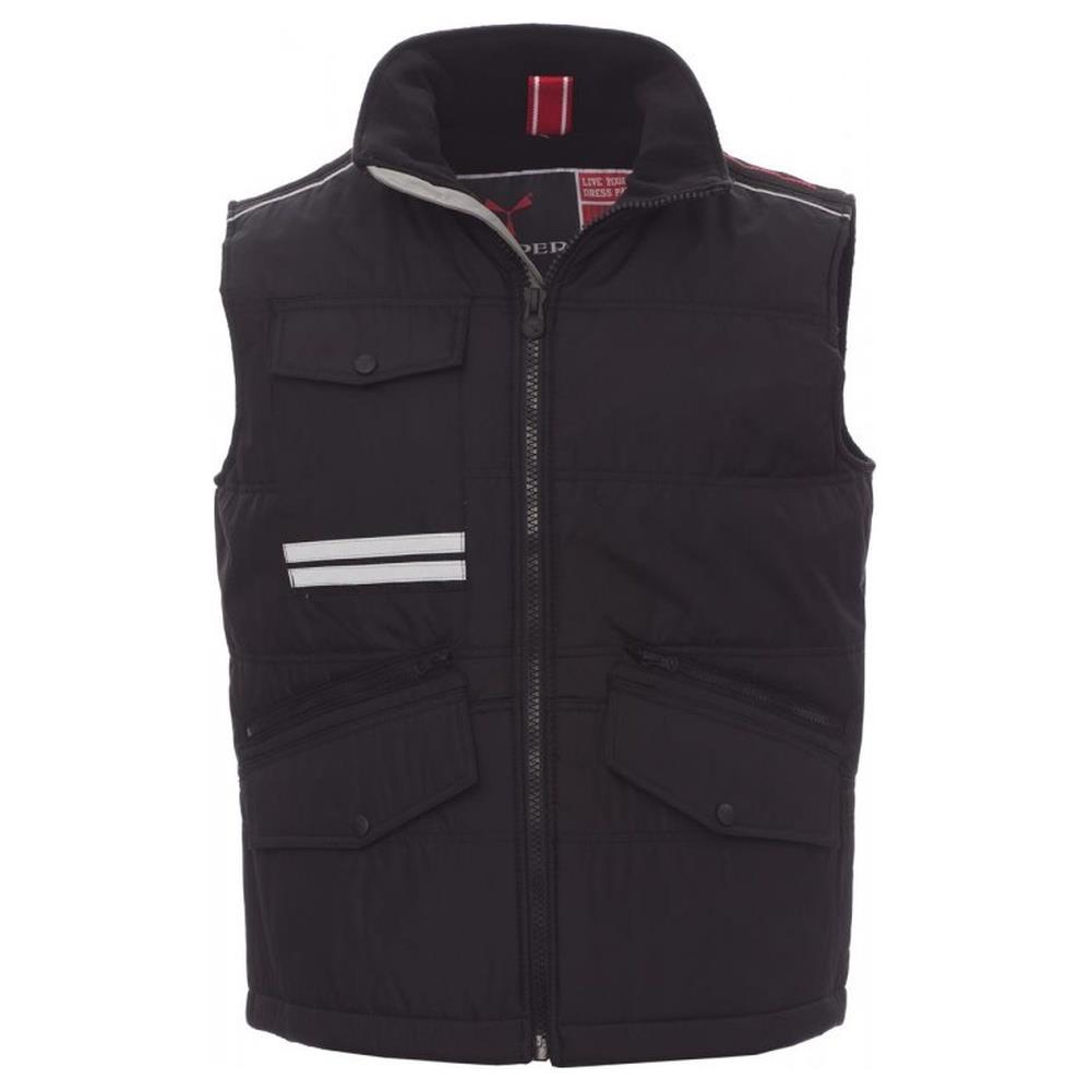 gilet imbottito payper mig 2.0 nero/steel grey xs
