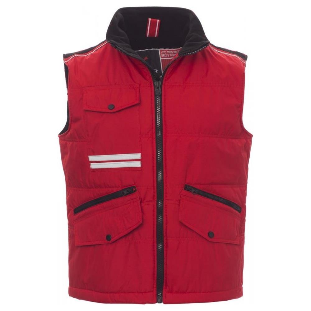 gilet imbottito payper mig 2.0 rosso/nero s