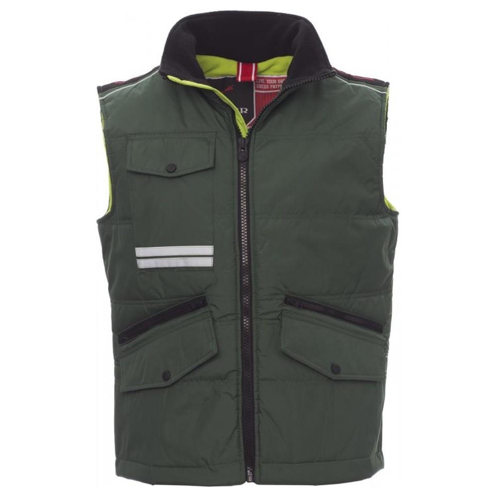 gilet imbottito payper mig 2.0 verde/verde acido s