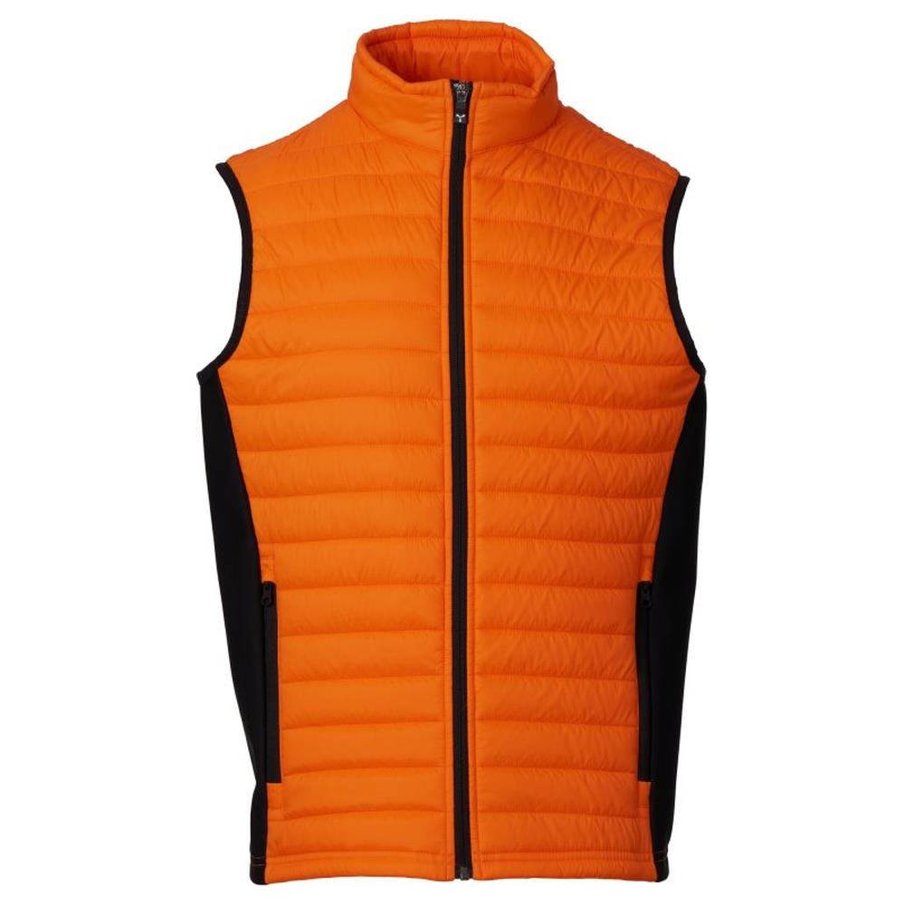gilet imbottito payper subway arancione/nero xxs