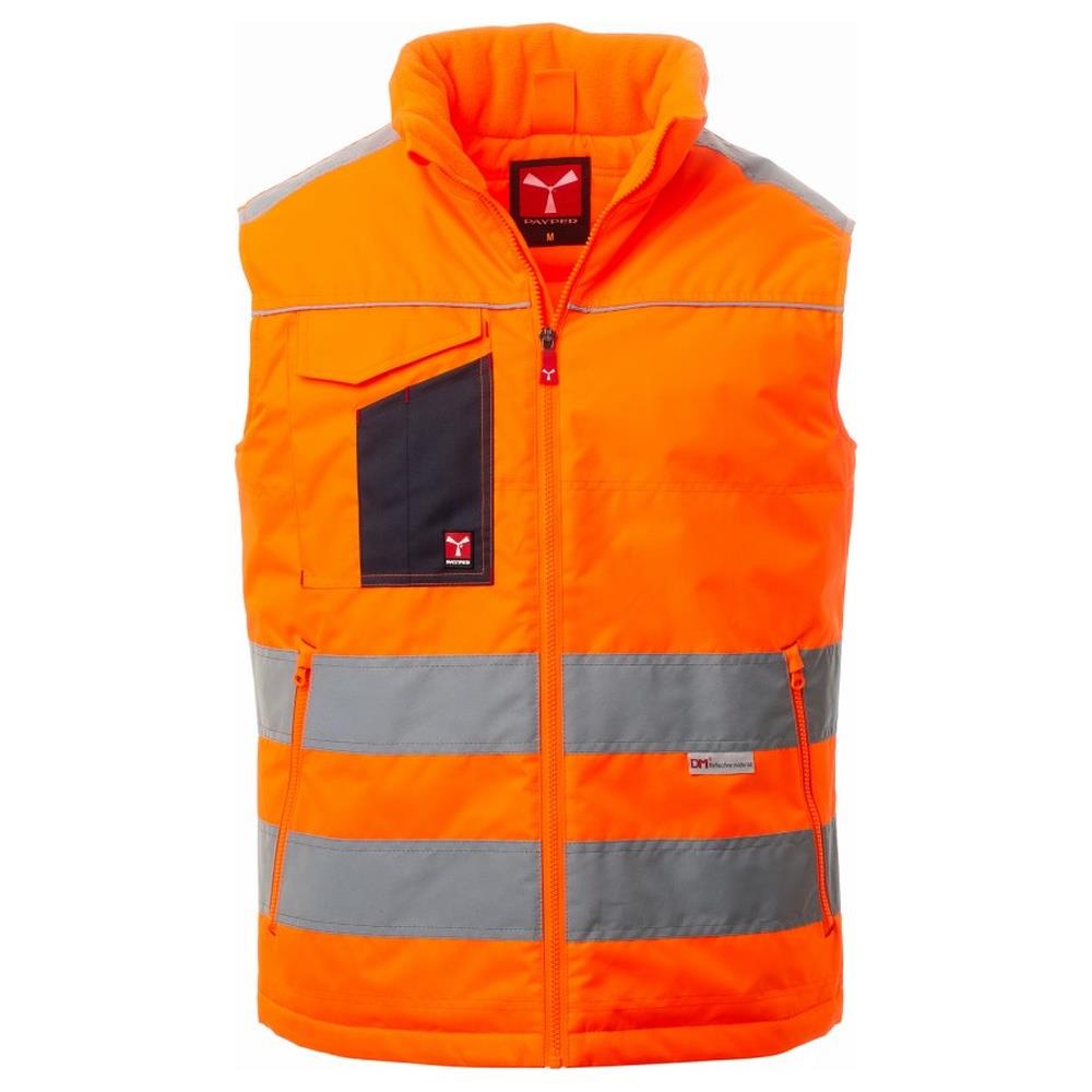 gilet imbottito payper task arancione fluo/navy xs