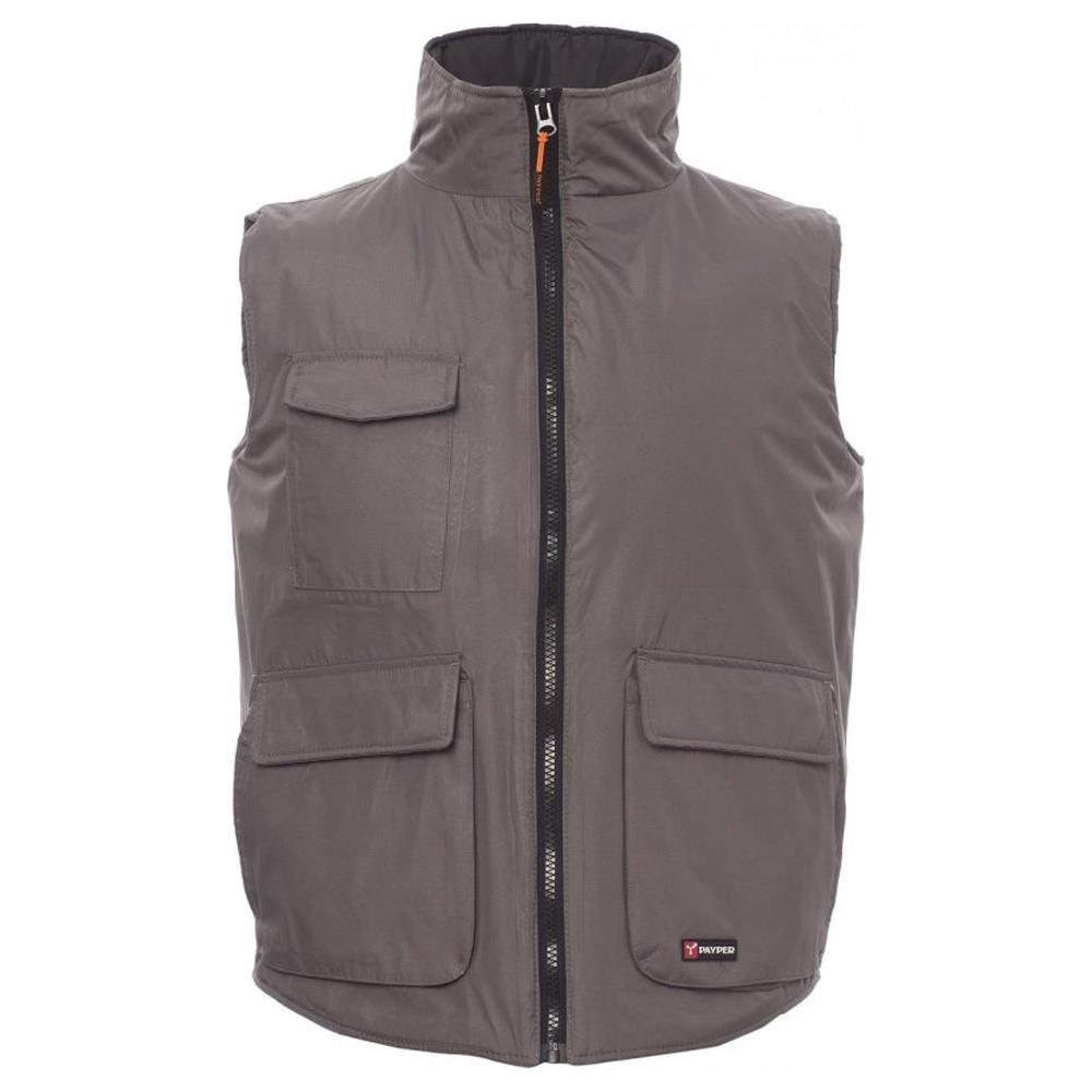 gilet imbottito payper wanted smoke/nero xs