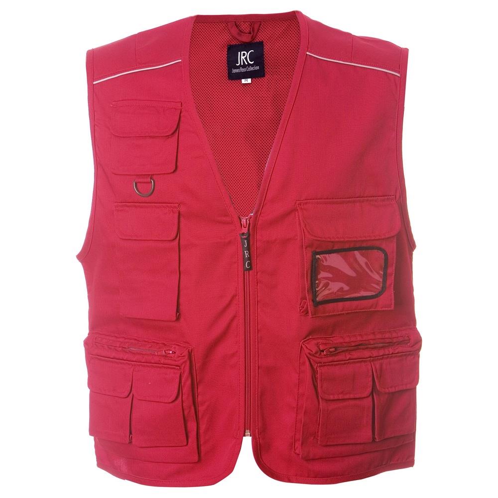 gilet jamesross new safari red s