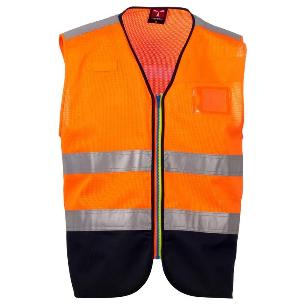 gilet leggero payper ack mesh arancione fluo/navy xs