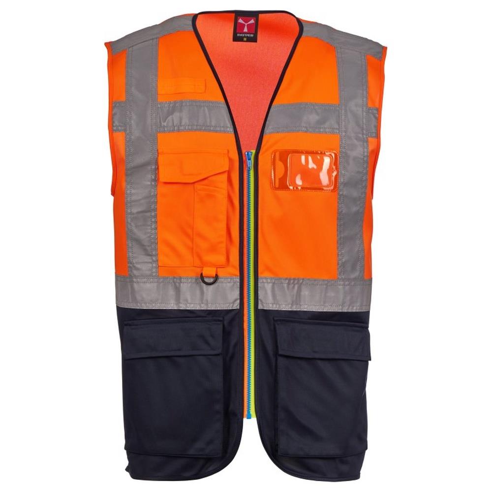 gilet leggero payper extrovert arancione fluo/navy xs