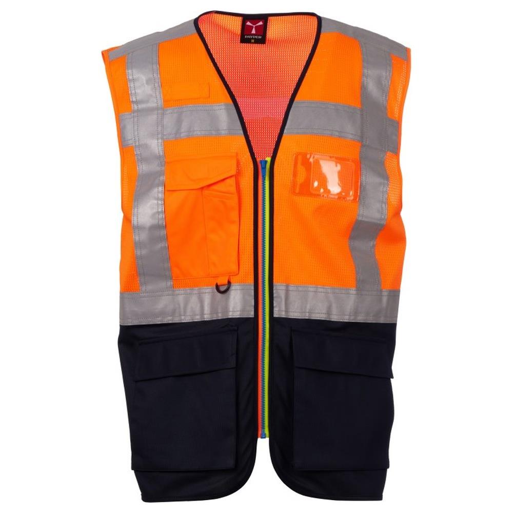 gilet leggero payper extrovert mesh arancione fluo/navy xs