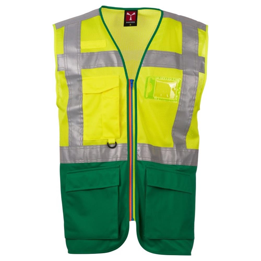 gilet leggero payper extrovert mesh giallo fluo/jelly green xs