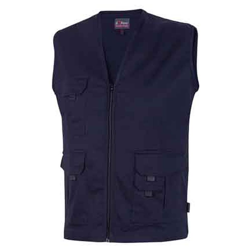 gilet multitasche 'chica' blu upower
